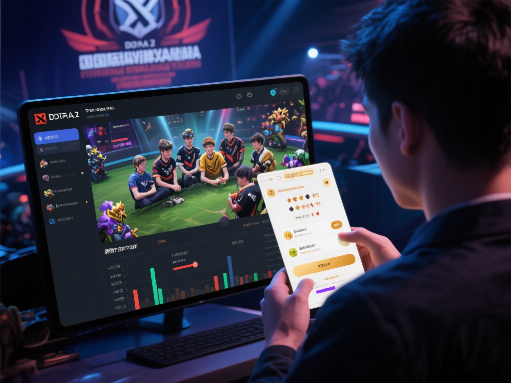 以某次《Dota&nbsp;2》国际邀请赛为例，一位用户通过