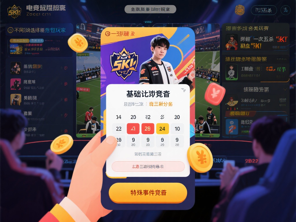 电竞竞猜的玩法种类繁多，不同的选择适合不同类型的玩