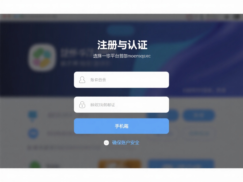 注册与认证:&nbsp;选择一个平台后，首先完成账号注册。通