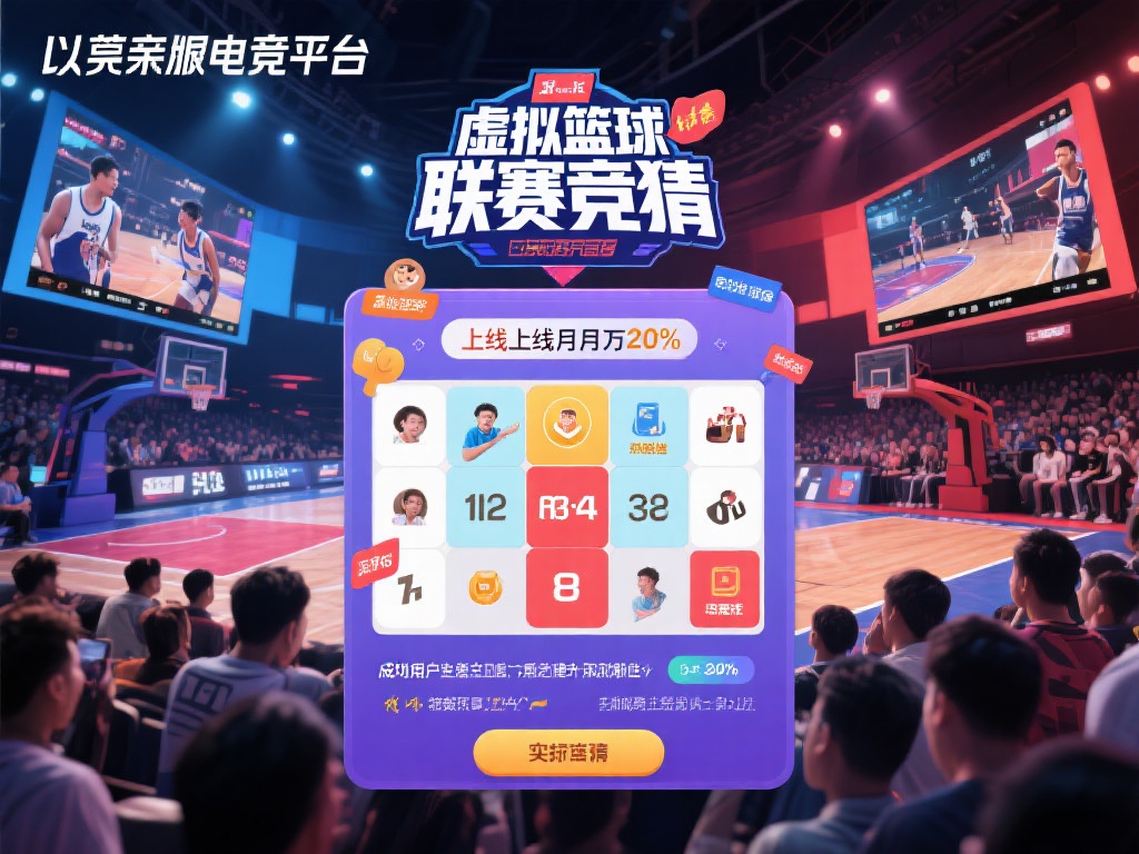 以某知名电竞平台为例，其推出的“虚拟篮球联赛竞猜”